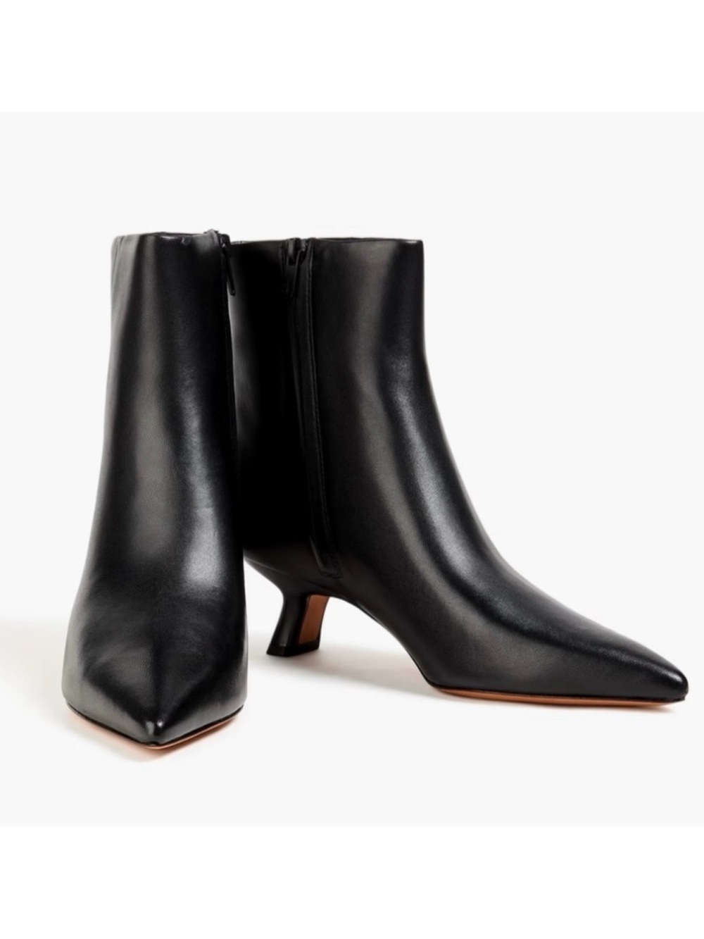 Vince Billy Pointed Toe Leather Ankle Boots 9